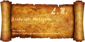 Ludvigh Melinda névjegykártya